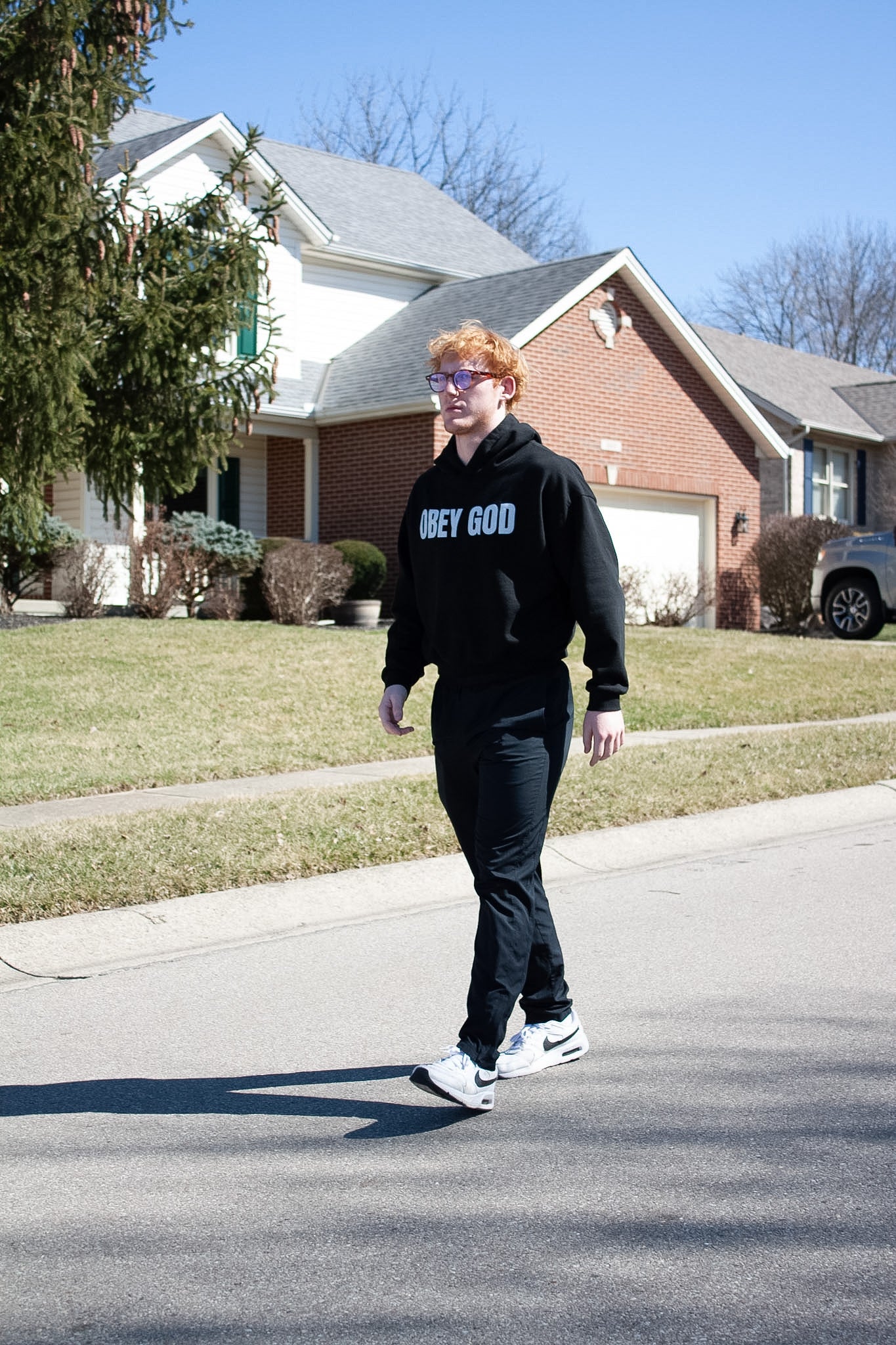 OBEY GOD Boxy Hoodie