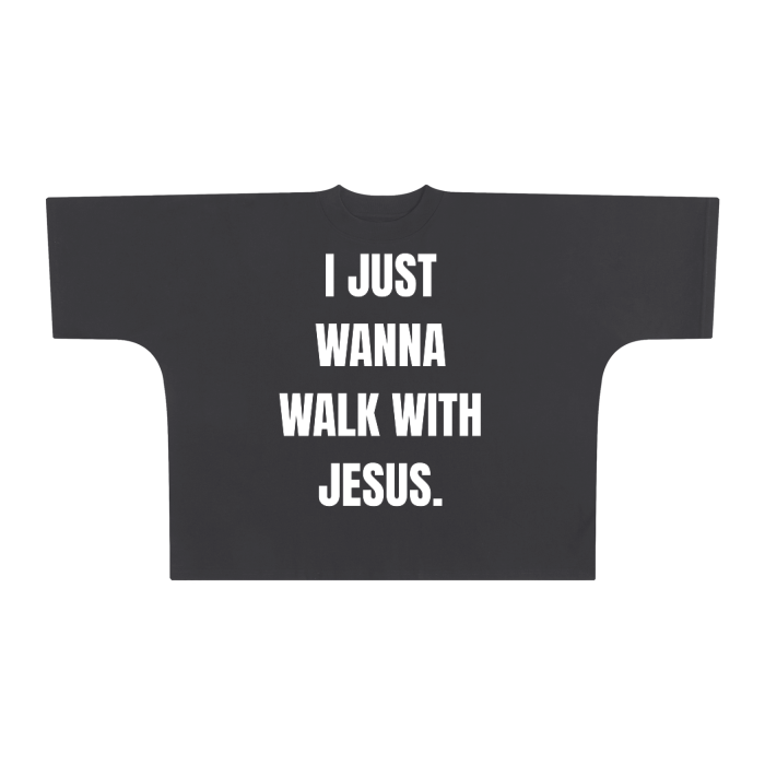 Oversized Walk With Jesus Tee