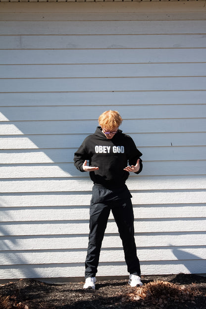 OBEY GOD Boxy Hoodie