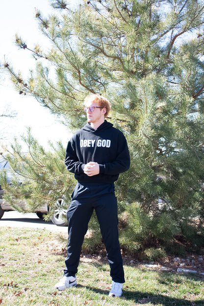 OBEY GOD Boxy Hoodie